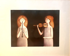 Antonio Bueno - Incisione vintage originale. Opera firmata a mano dall'artista.