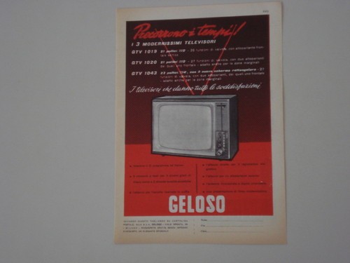 Advertising pubblicità 1960 - advertising,