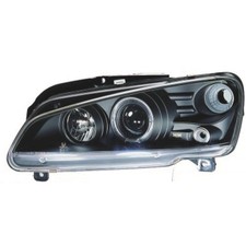 Kit fari per Peugeot 106 96-03 Facelift vetro trasparente Angel Eyes luce DE