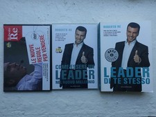 Lotto di 2 DVD e un libro di Roberto Re. Leader di te stesso (g6)