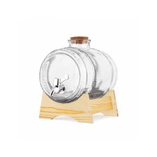 Botte in vetro con supporto in