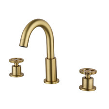 Rubinetto lavabo bagno 6" oro