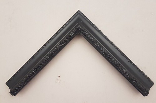 Cornice legno nera - in,