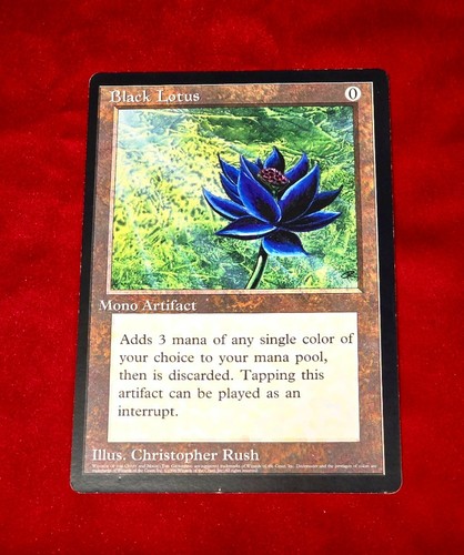 Carta promo black lotus - carta,