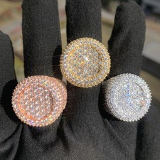 Anello hip hop fascia oro