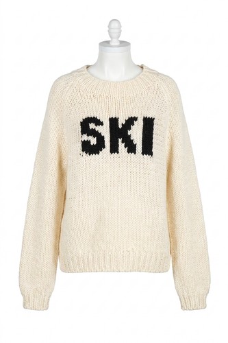 Maglione girocollo maglia sci