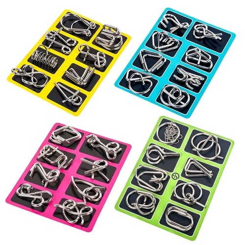 Puzzle montessori metallo - puzzle,