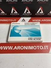 libretto uso e manuntenzione honda Cbr1000rr(6) cod.37MEL820 neutro