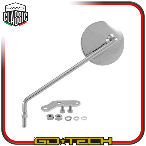 Specchietto sinistro cromato - specchietto,