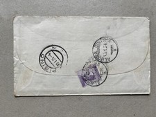 O.) Busta Regno annullo Albona d'Istria Croazia 1924 per Pisino Labin