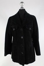 Giacca pelle nera Sisley