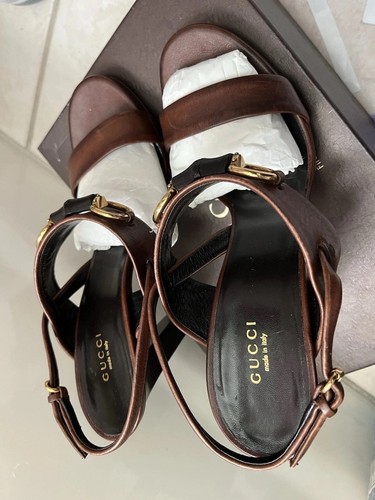 Gucci splendide scarpe oro - scarpe,