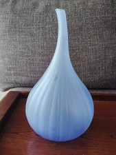 Salviati Vaso Gocce Vetro Blu