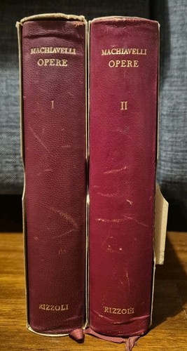 Machiavelli opere volumi - opere,