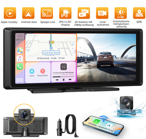 Carplay monitor pollici 2k - carplay, 8,1