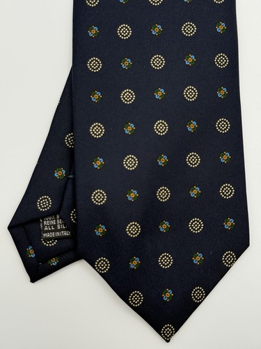 Marinella napoli navy silk - navy,
