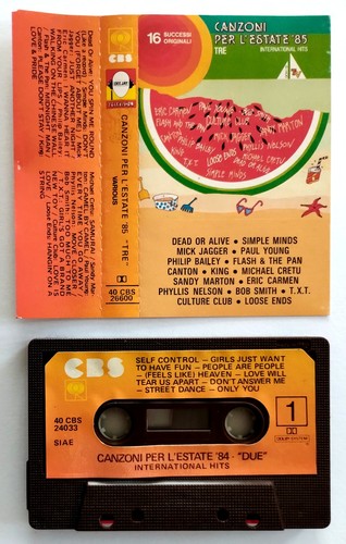 Canzoni per estate 85 - mc,