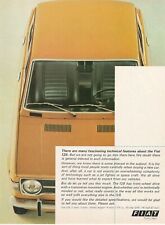 FIAT 128 special in serie fotografica 1971 Pubblicita' 