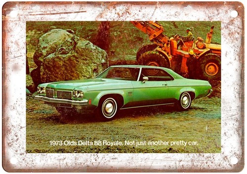 Insegna metallo oldsmobile - insegna,