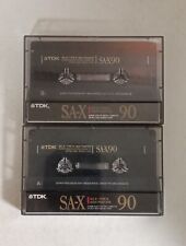 Lotto 2X TDK SA-X 90 1990 CROMO TIPO 2 II  musicassette vergini cassette