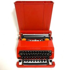 Macchina da scrivere Olivetti San Valentino rossa vintage retrò testata funzionante antica JP