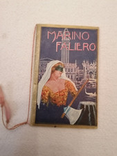 CALENDARIETTO anno 1928 MARINO FALIERO parrucchiere GIULIO BIANCHINI CAPODISTRIA