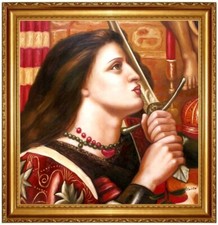 Quadro olio Dante Rossetti