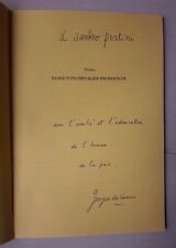 AUTOGRAFATO DE CANINO DEDICA SANDRO PERTINI ELOGE D'UN CHEVALIER ENCHANTEUR 1981