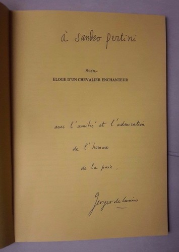 Autografato canino dedica - de,
