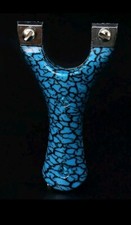 fionda professionale adulti ragazzi impugnatura mimetica Blu  sport caccia