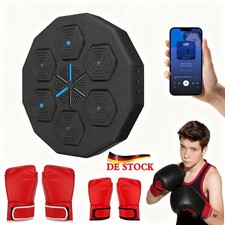 Music Boxing Machine Luce LED Macchina da Boxe Elettronica con Guanti da Boxe