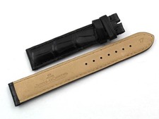 Watch Band Jaeger Le-Coultre Reverso Alligator Veritable Black 17/16mm Luxury