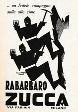 PUBBLICITA' 1934 RABARBARO