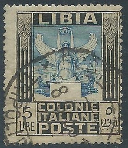 1921 libia usato pittorica - 1921,