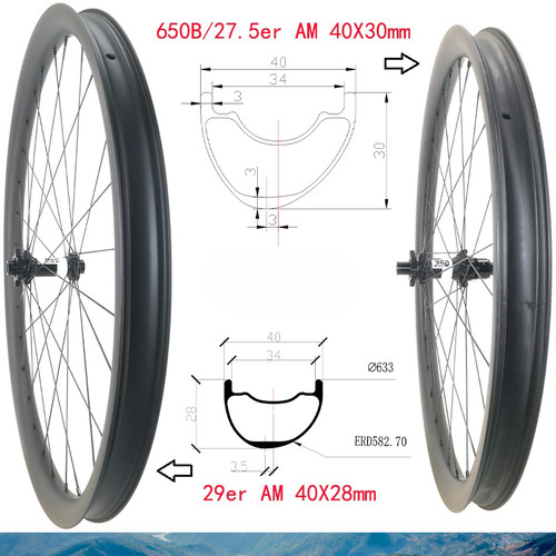Set ruote mountain bike 29er