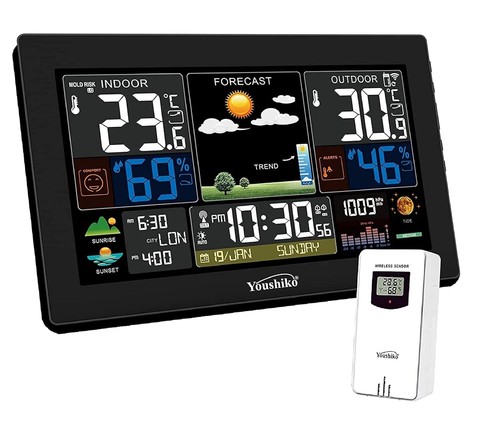 Weather station with msf radio - station,
