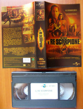 VHS Film Azione/Avventura IL RE SCORPIONE THE ROCK Dwayne Johnson Duncan 2002 .