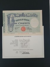50 LIRE BARBETTI MATRICE