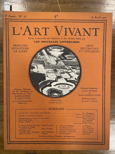 Art vivant 1927 larousse - l'art,