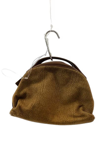 Borbonese handbag leather brw - handbag,