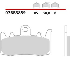 COPPIA PASTIGLIE FRENO ANTERIORE BREMBO DUCATI SCRAMBLER SPORT 1100 18 >