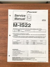 Pioneer M-IS22 Amplificatore