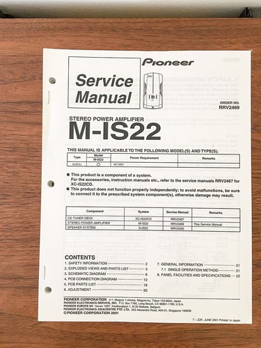 Pioneer is22 amplificatore - m-is22,
