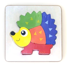 lupilu 6-Pc Wooden Hedgehog
