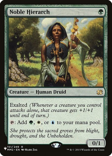 Noble hierarch mana - noble,