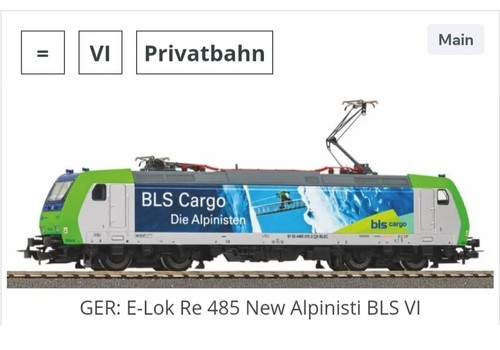 Piko bls locomotore - bls, elettrico