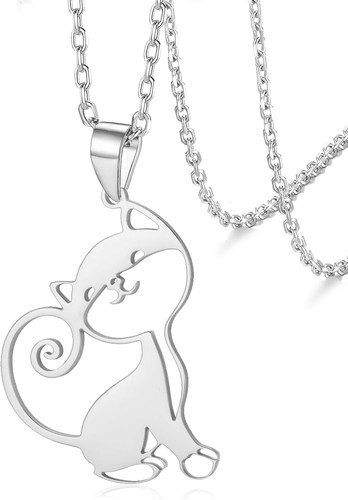Collana con gatto carino - collana,