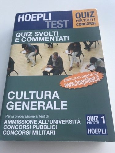 Hoepli test cultura generale - test,