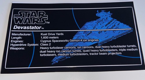 Lego star wars ucs adesivo - lego,
