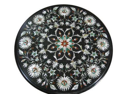 Marmo nero laterale table - nero,